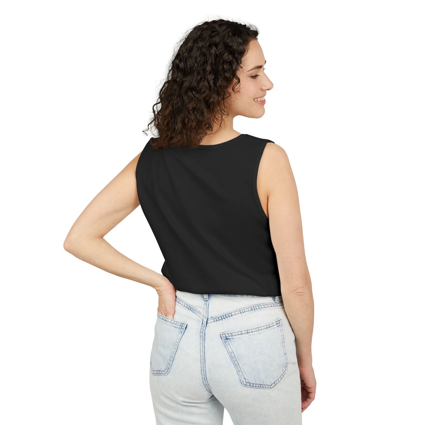 Garment-Dyed Tank Top - B Logo