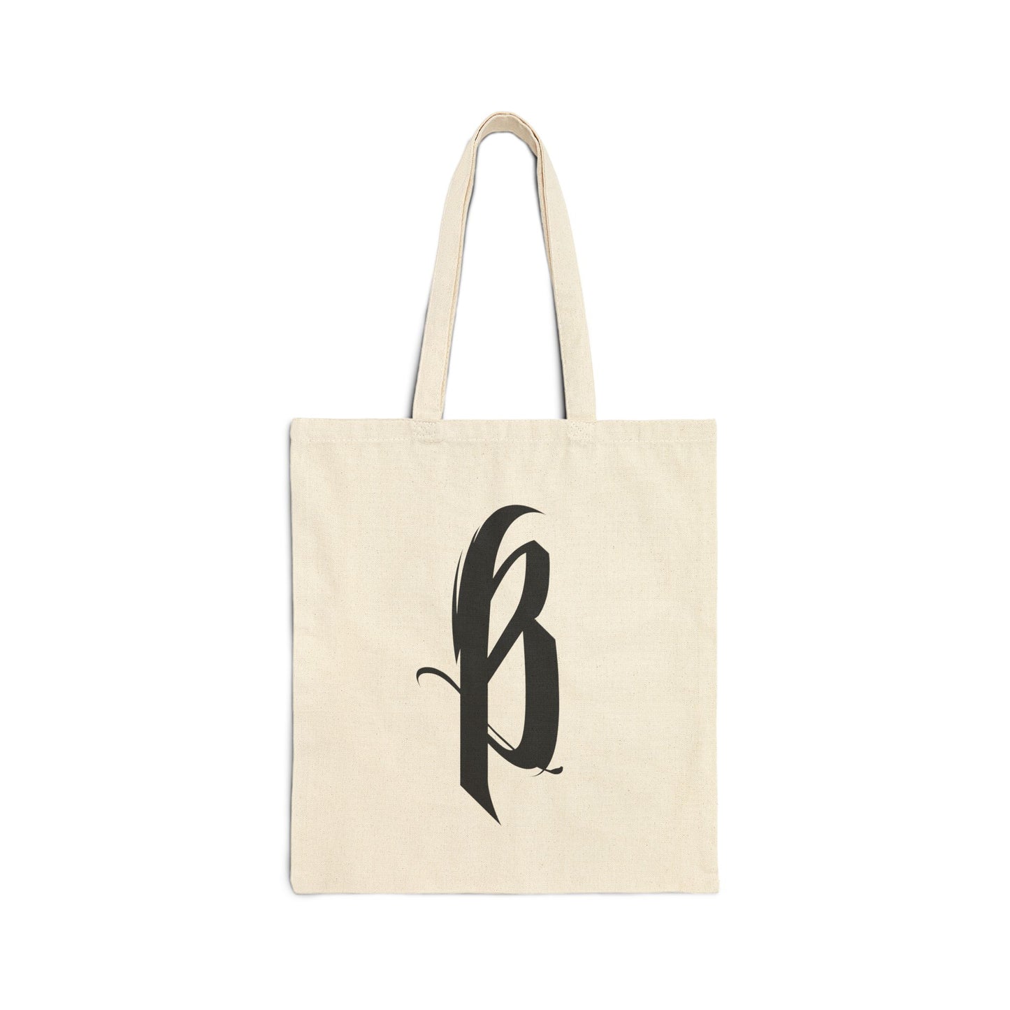 Cotton Canvas Tote Bag – B Logo