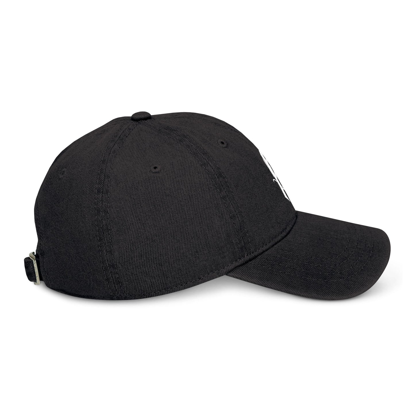 Embroidered Denim Hat - B Logo