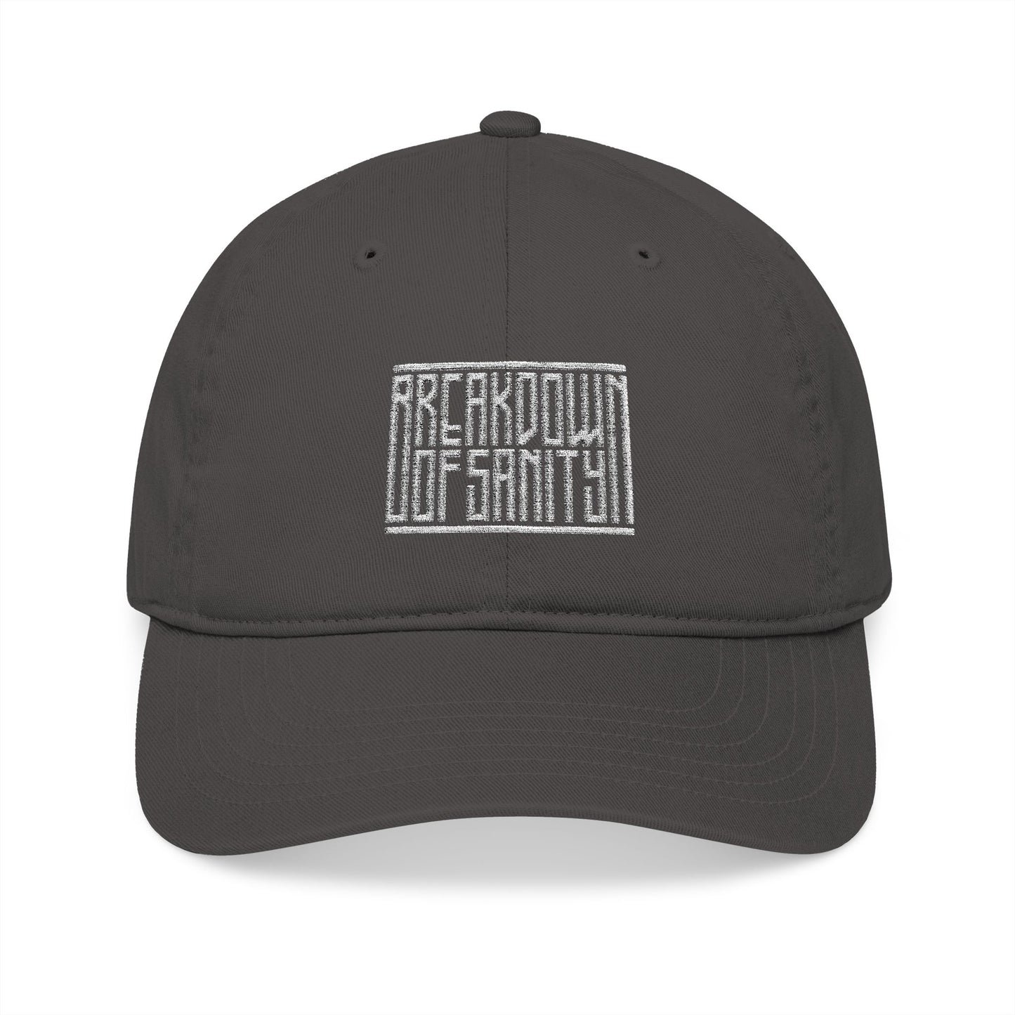 Embroidered Organic Baseball Cap - Stacked Type 2