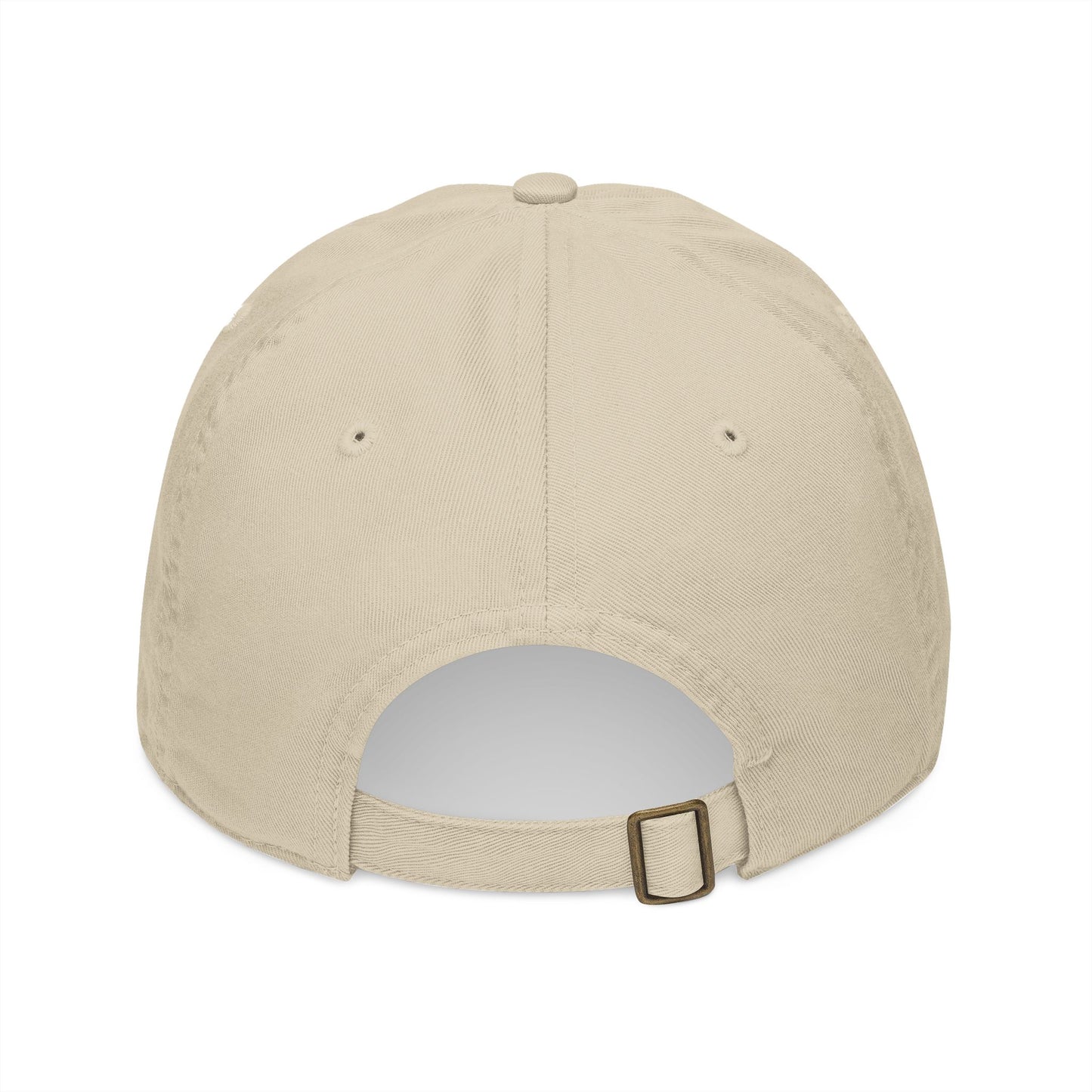 Beige Embroidered Baseball Cap - B Logo