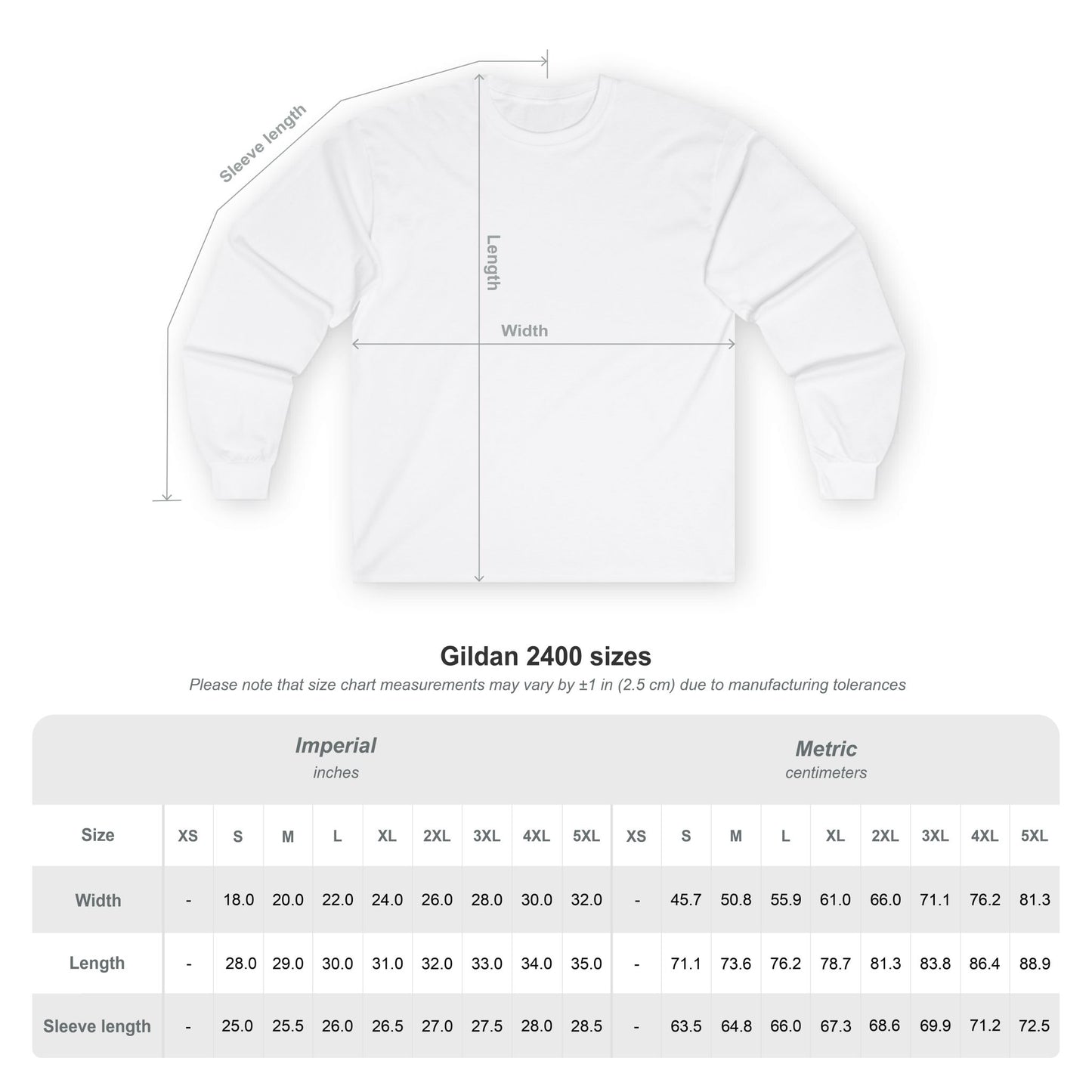Long Sleeve Tee - Swiss Modern Metal