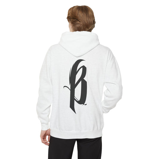 Garment-Dyed Hoodie - B Logo