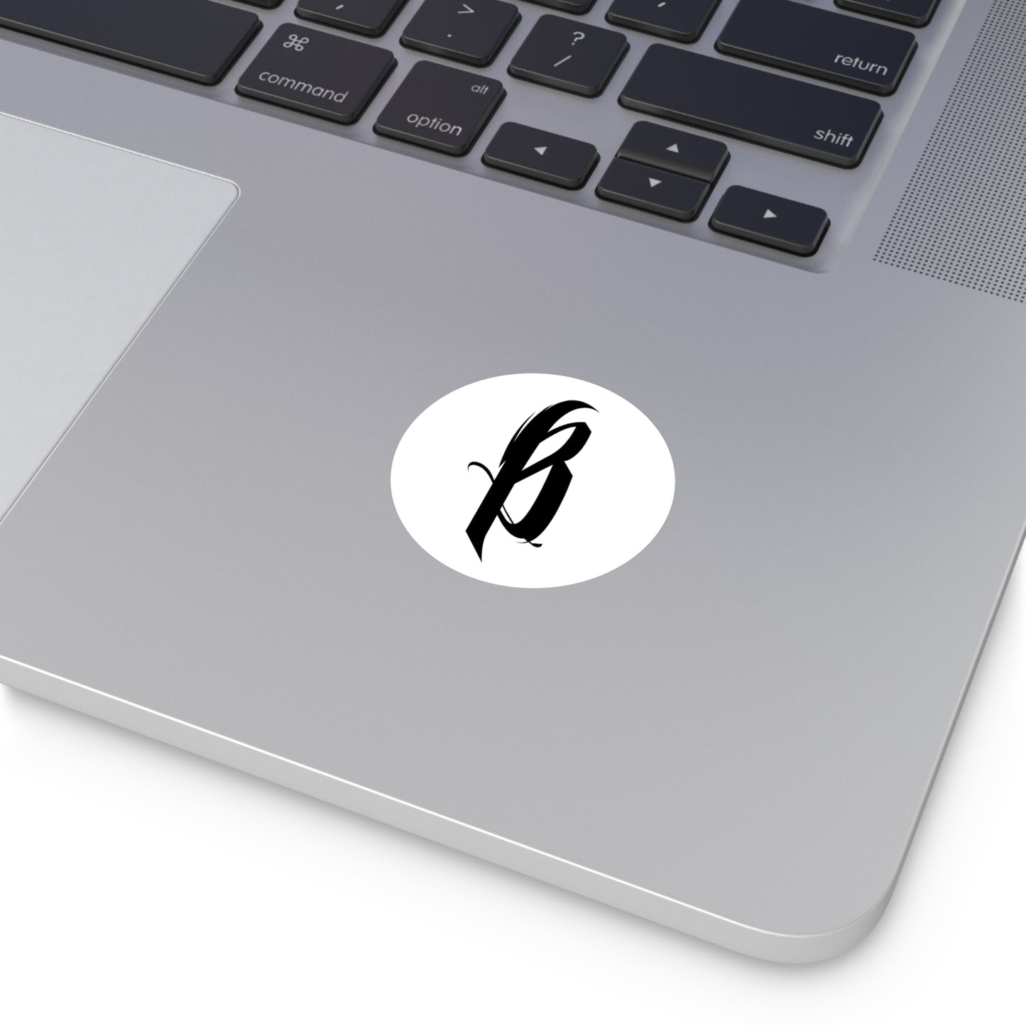 Round Vinyl Sticker - B Logo
