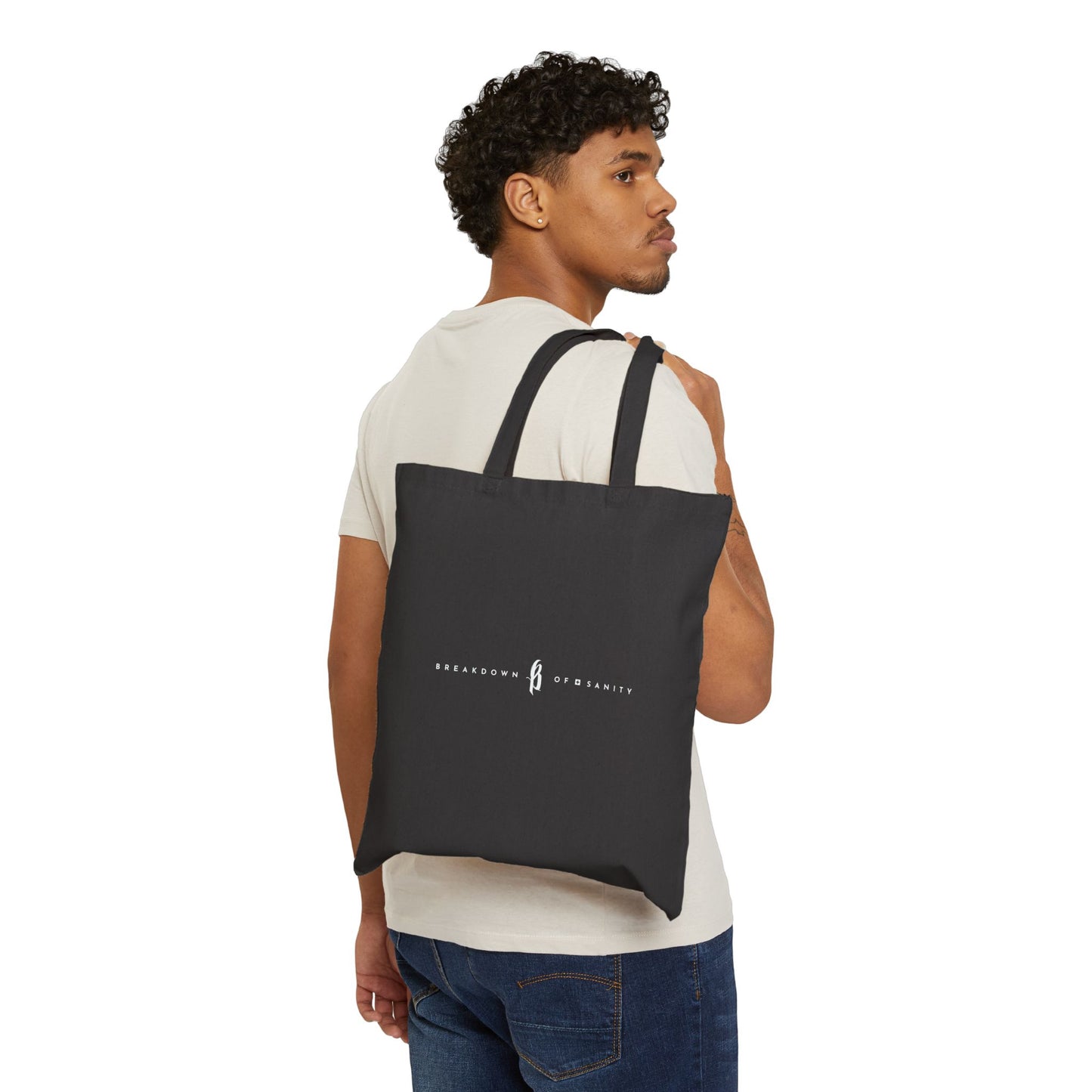 Cotton Canvas Tote Bag – B Logo