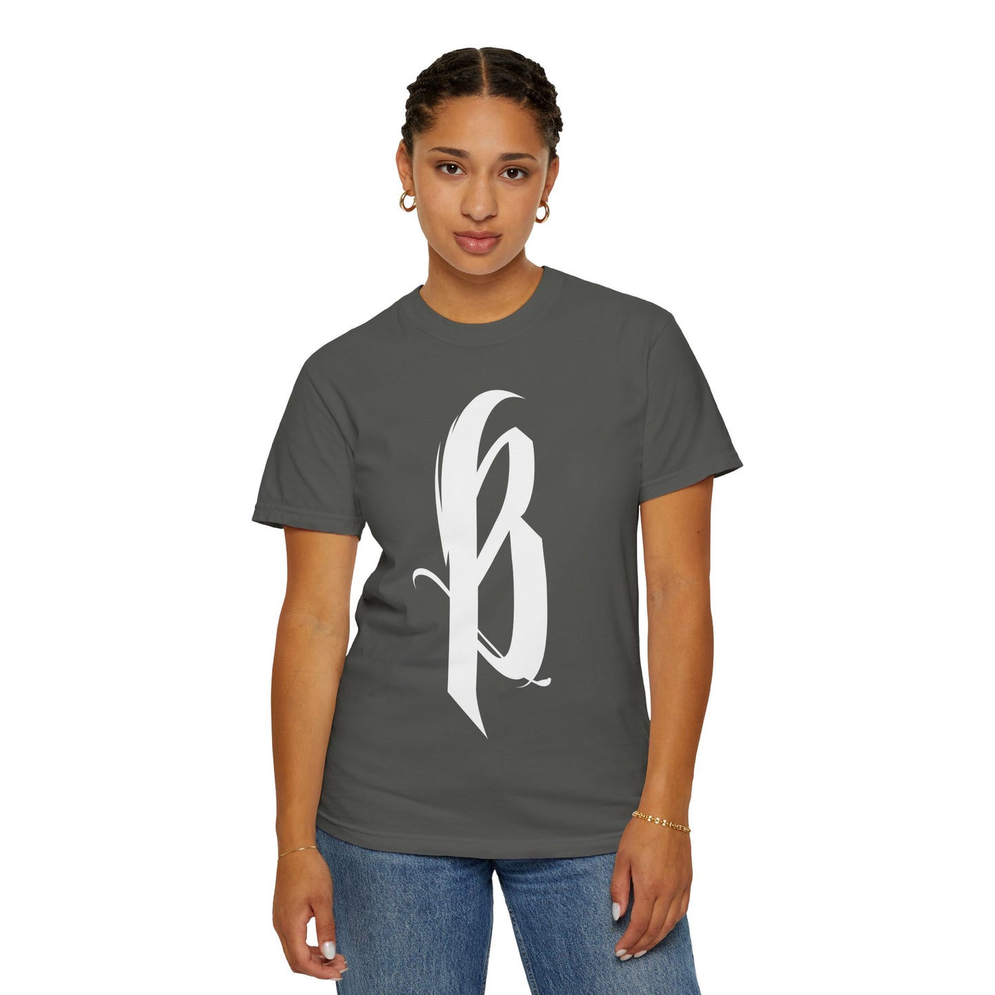 Garment-Dyed T-Shirt - B Logo