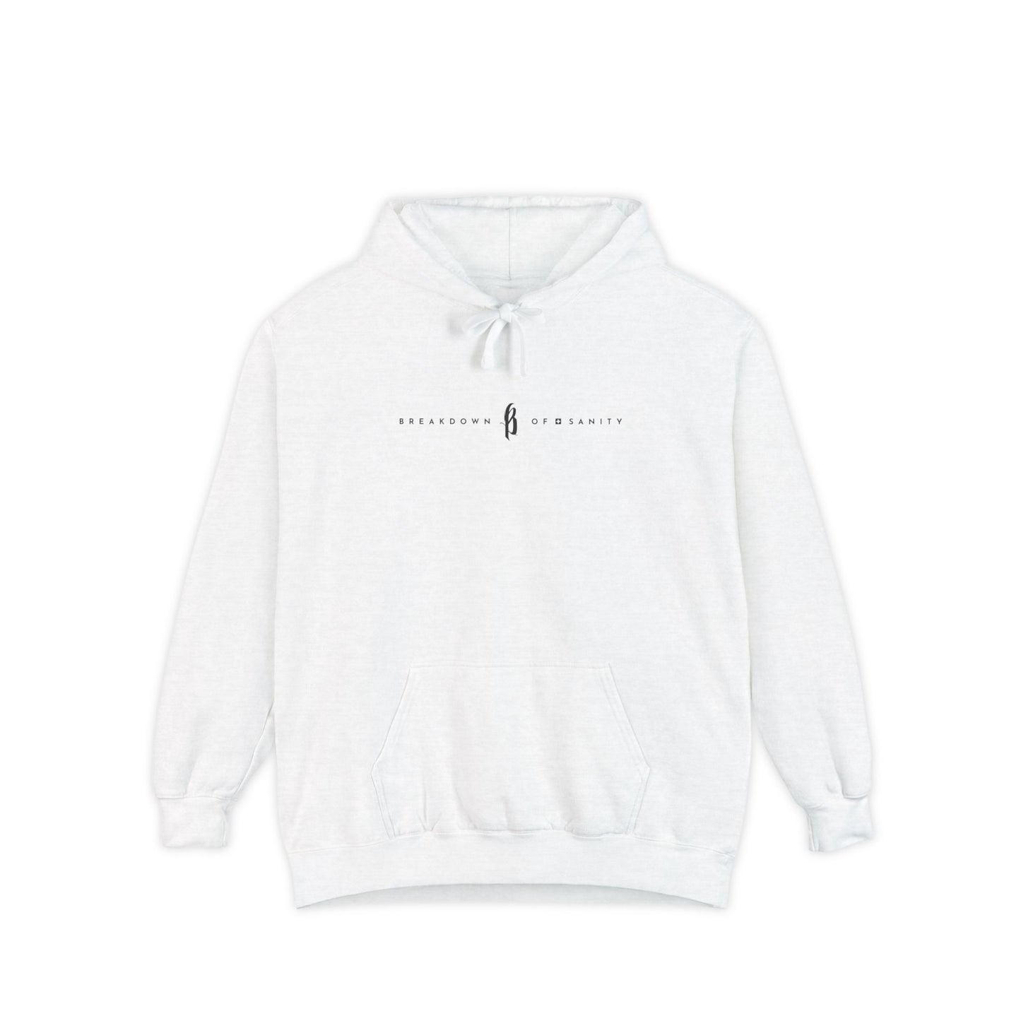 Garment-Dyed Hoodie - B Logo