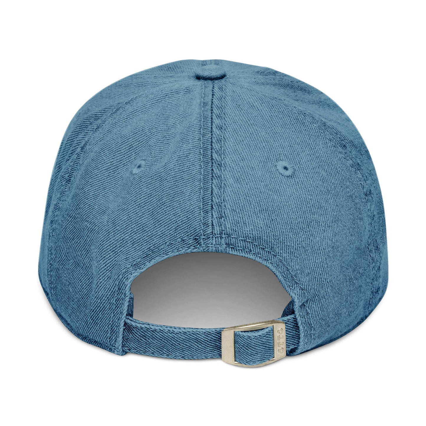 Embroidered Denim Hat - B Logo