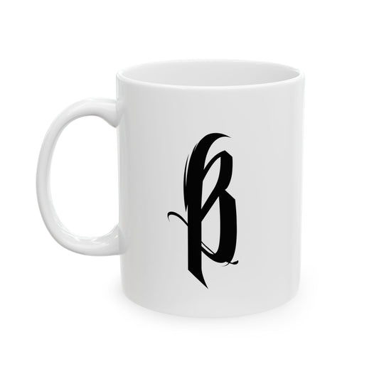 Ceramic Coffee Mug - B Logo