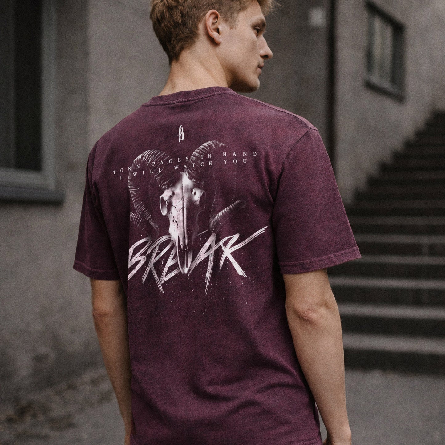 Cut & Sew T-Shirt - Torn Pages Aries