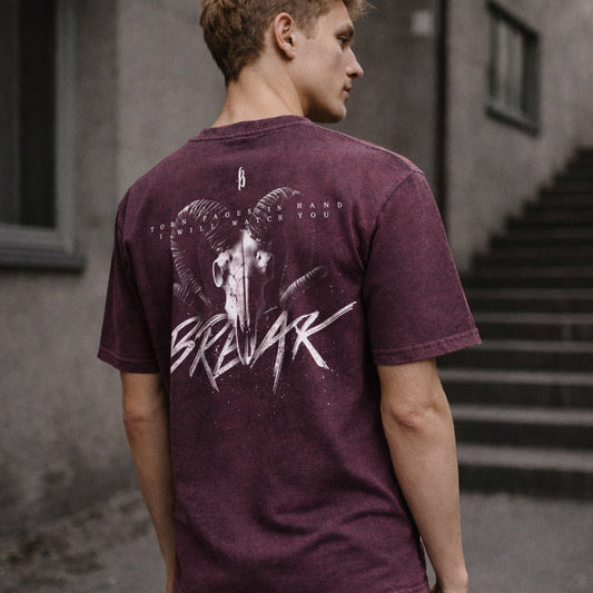 Cut & Sew T-Shirt - Torn Pages Aries