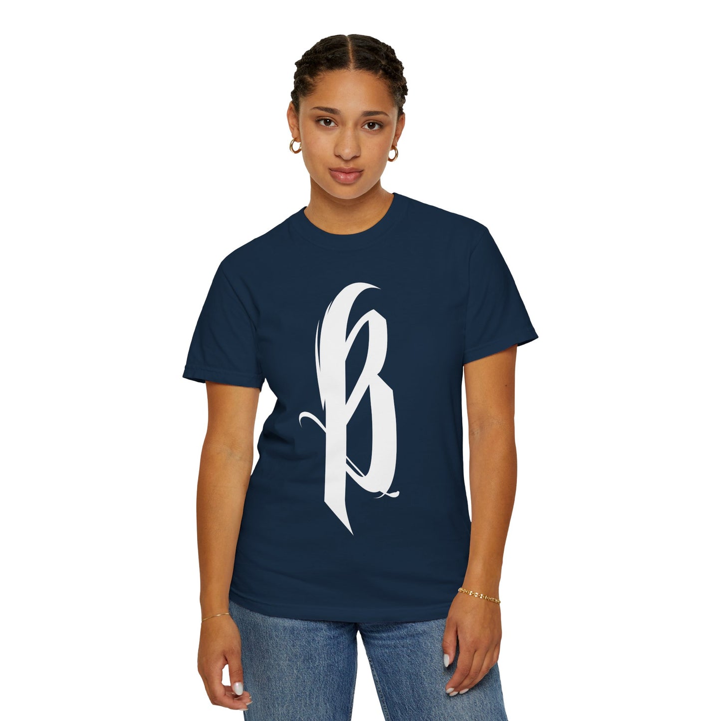 Garment-Dyed T-Shirt - B Logo