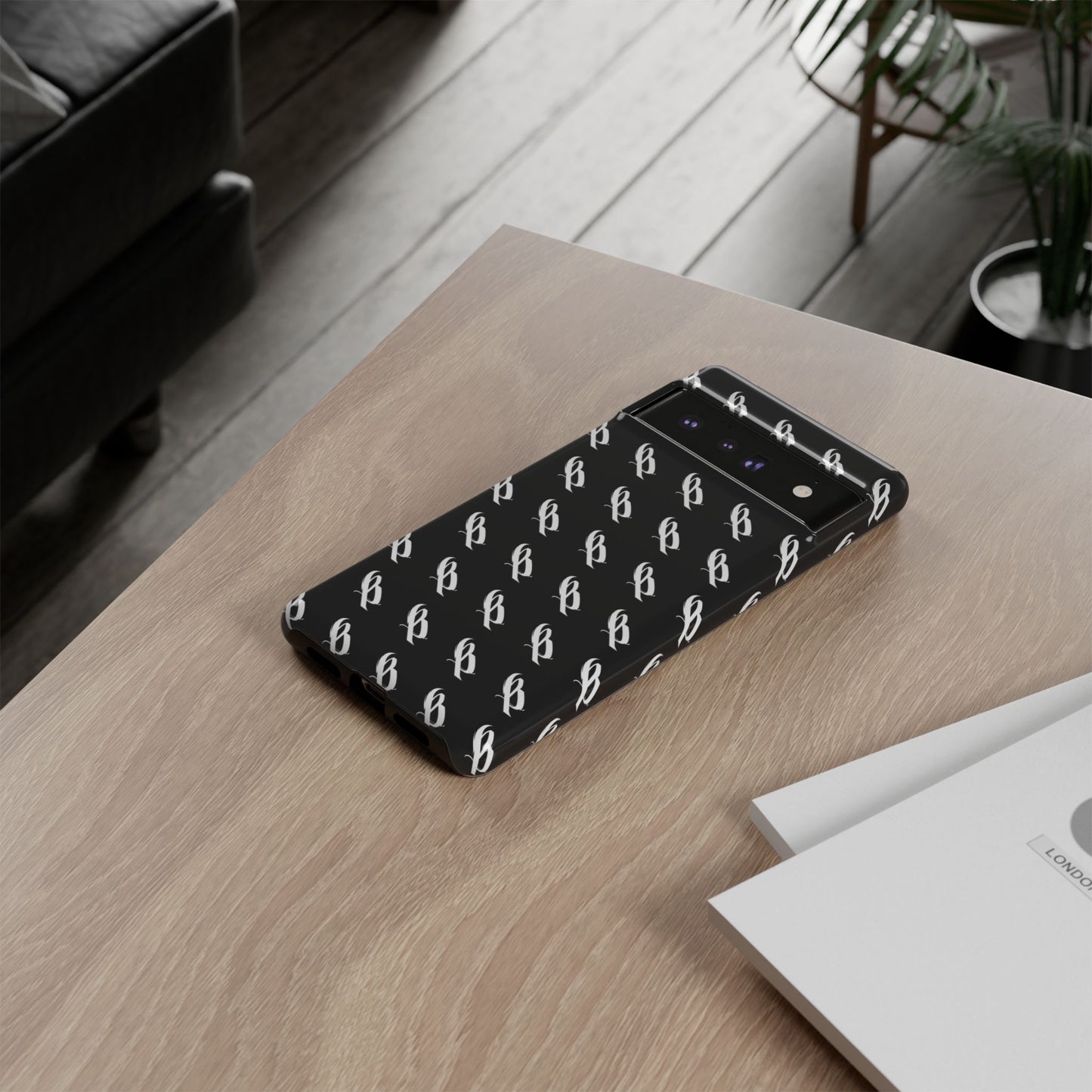 Smartphone Case - B Logo Pattern