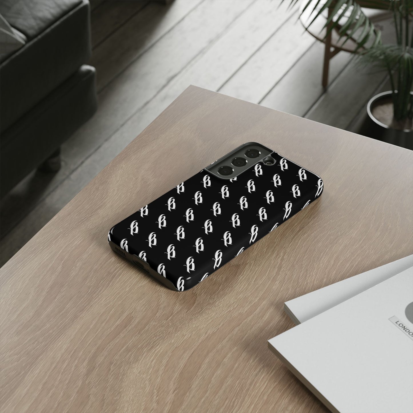 Smartphone Case - B Logo Pattern