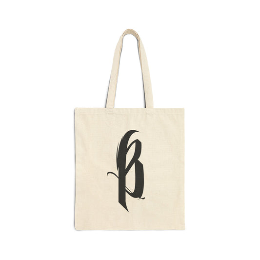 Cotton Canvas Tote Bag – B Logo