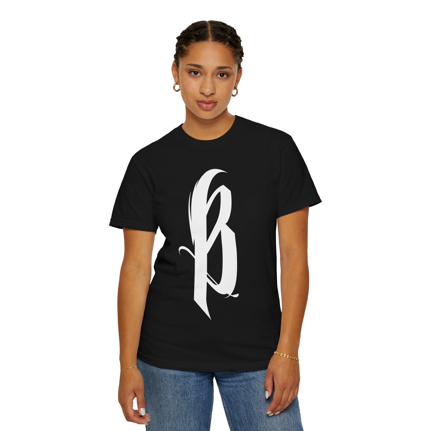 Garment-Dyed T-Shirt - B Logo