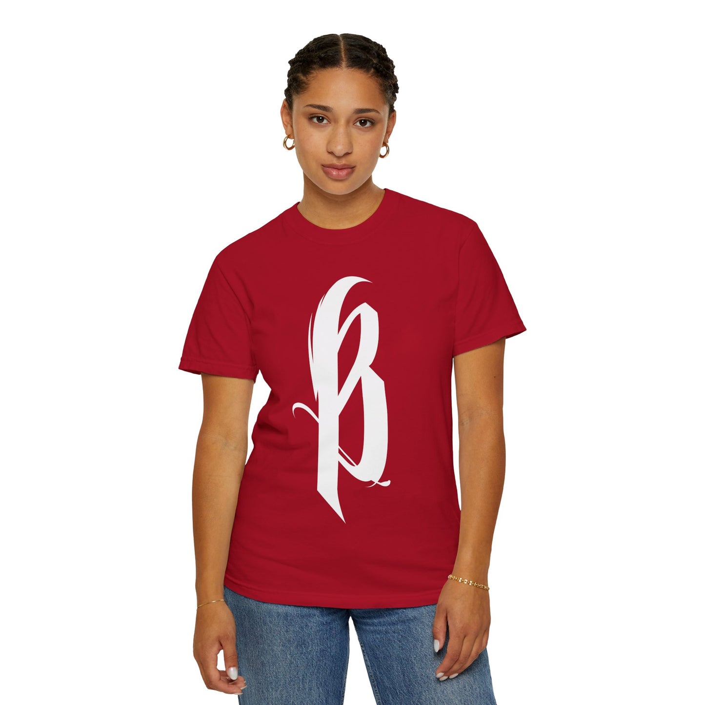 Garment-Dyed T-Shirt - B Logo
