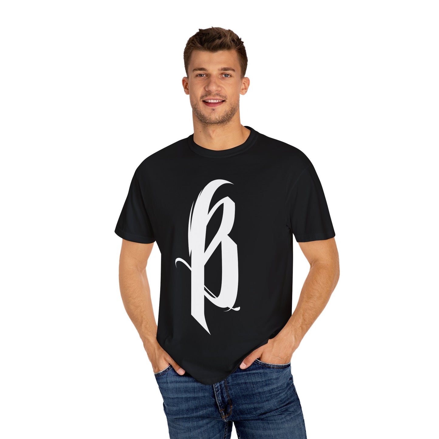 Garment-Dyed T-Shirt - B Logo