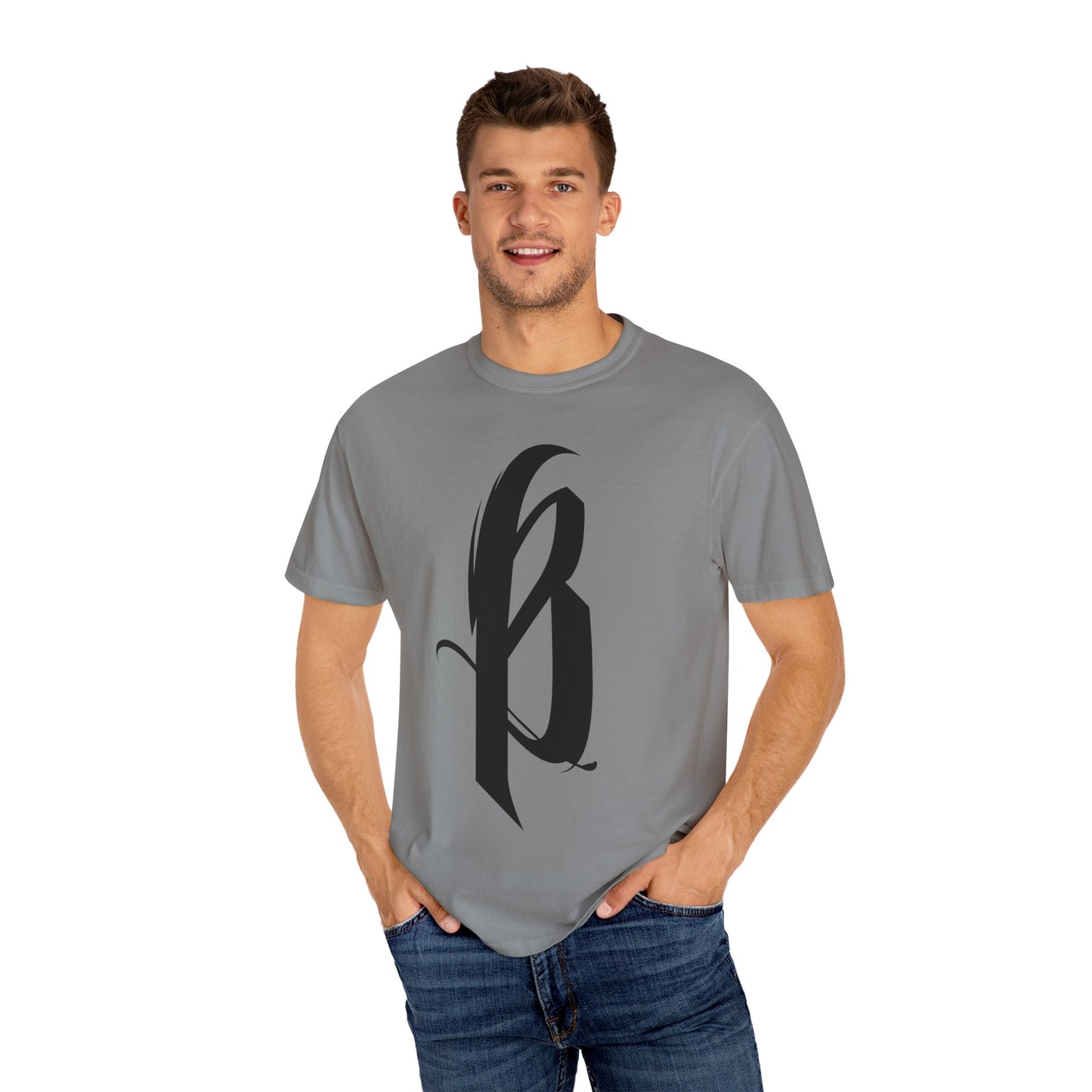 Unisex Garment-Dyed T-Shirt - B Logo
