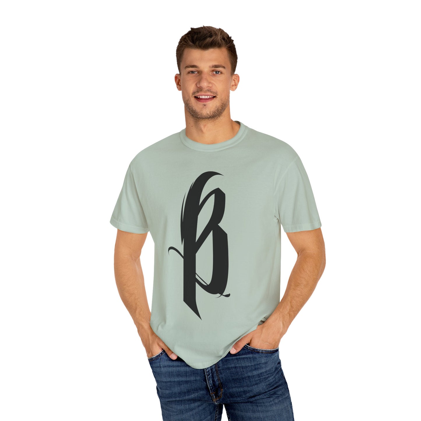 Unisex Garment-Dyed T-Shirt - B Logo