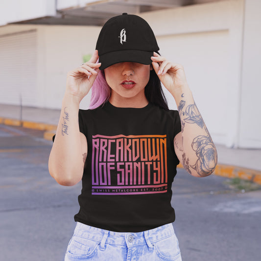 Women's Tee - Stacked Type Gradient
