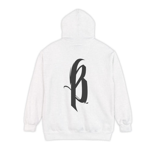 Garment-Dyed Hoodie - B Logo