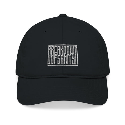 Embroidered Organic Baseball Cap - Stacked Type 2