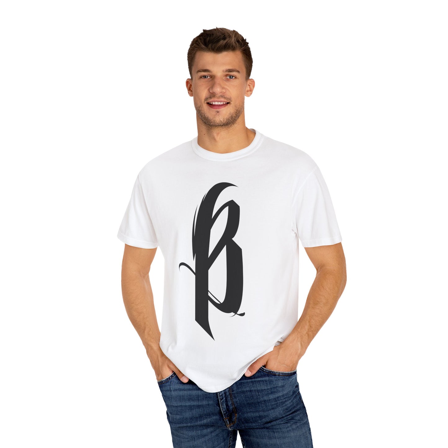 Unisex Garment-Dyed T-Shirt - B Logo
