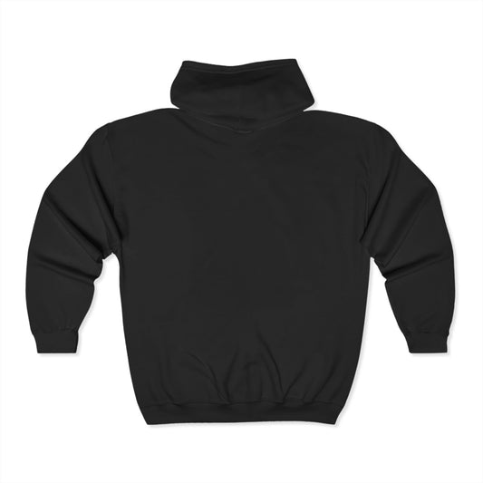 Unisex Zip-Up Hoodie - Embroidered B Logo