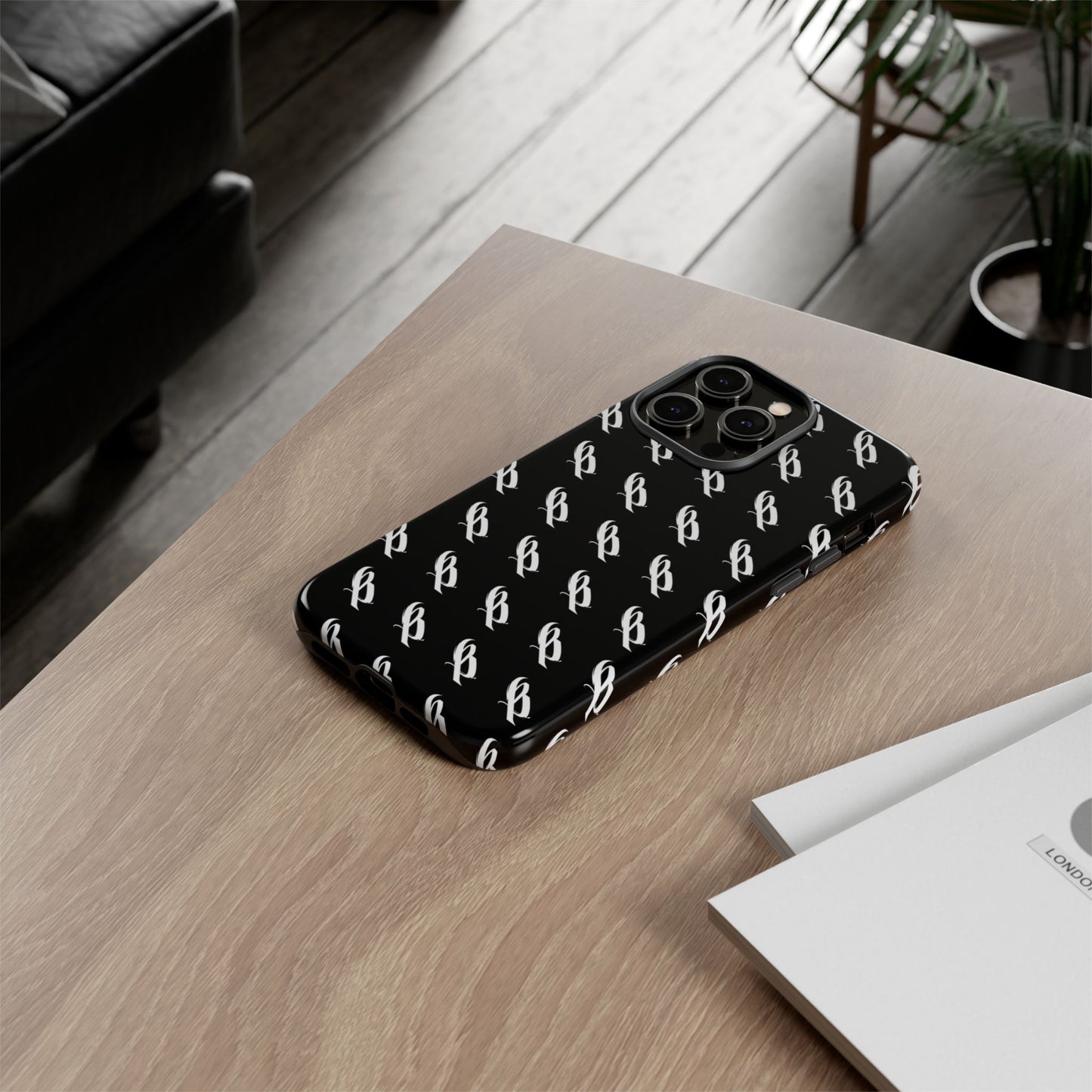 Smartphone Case - B Logo Pattern