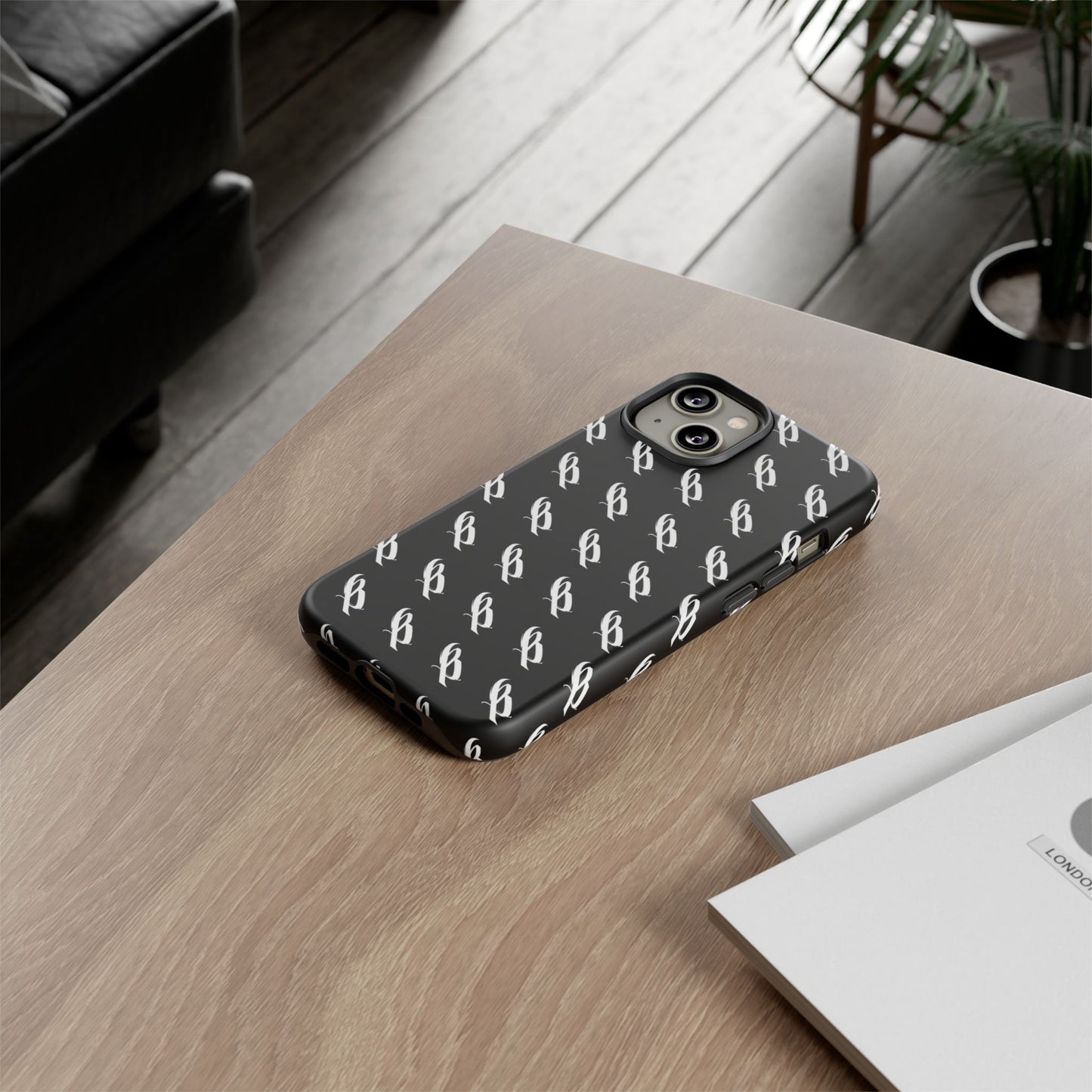 Smartphone Case - B Logo Pattern