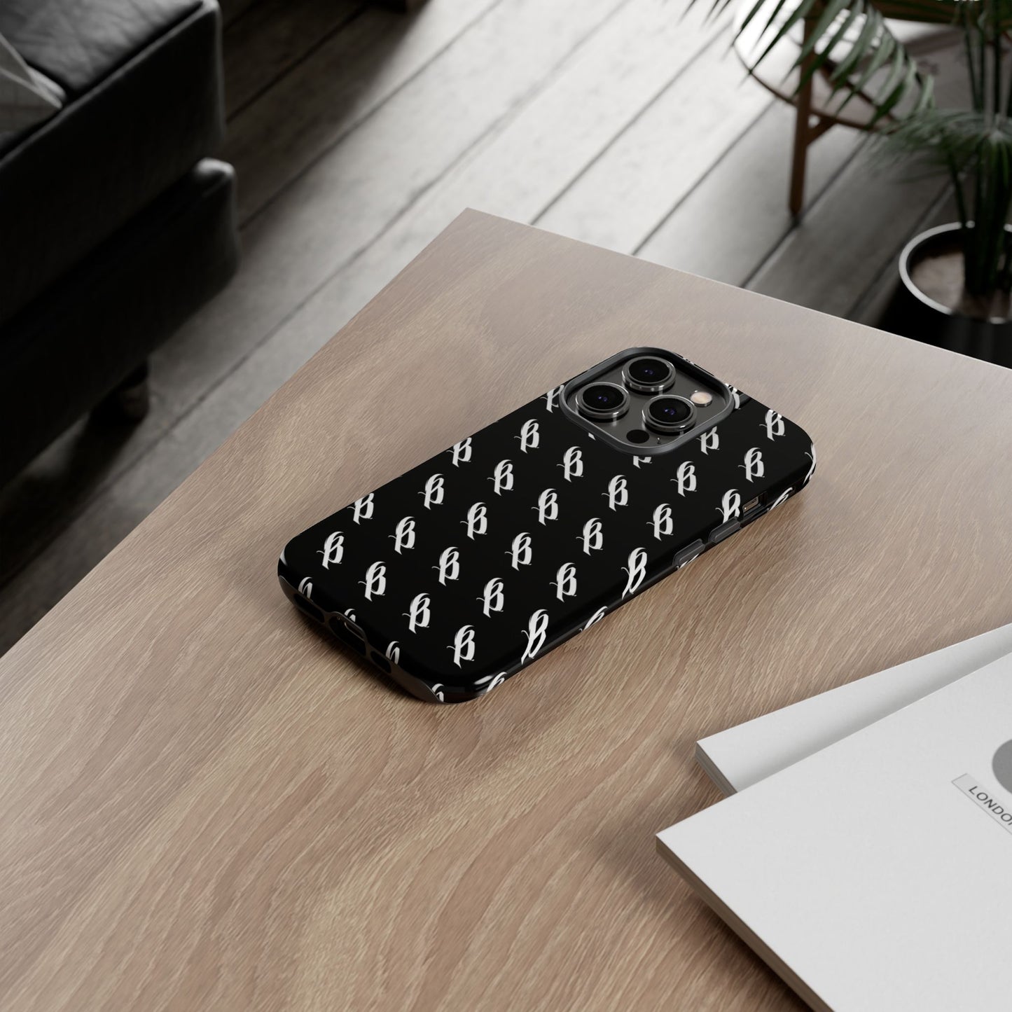 Smartphone Case - B Logo Pattern