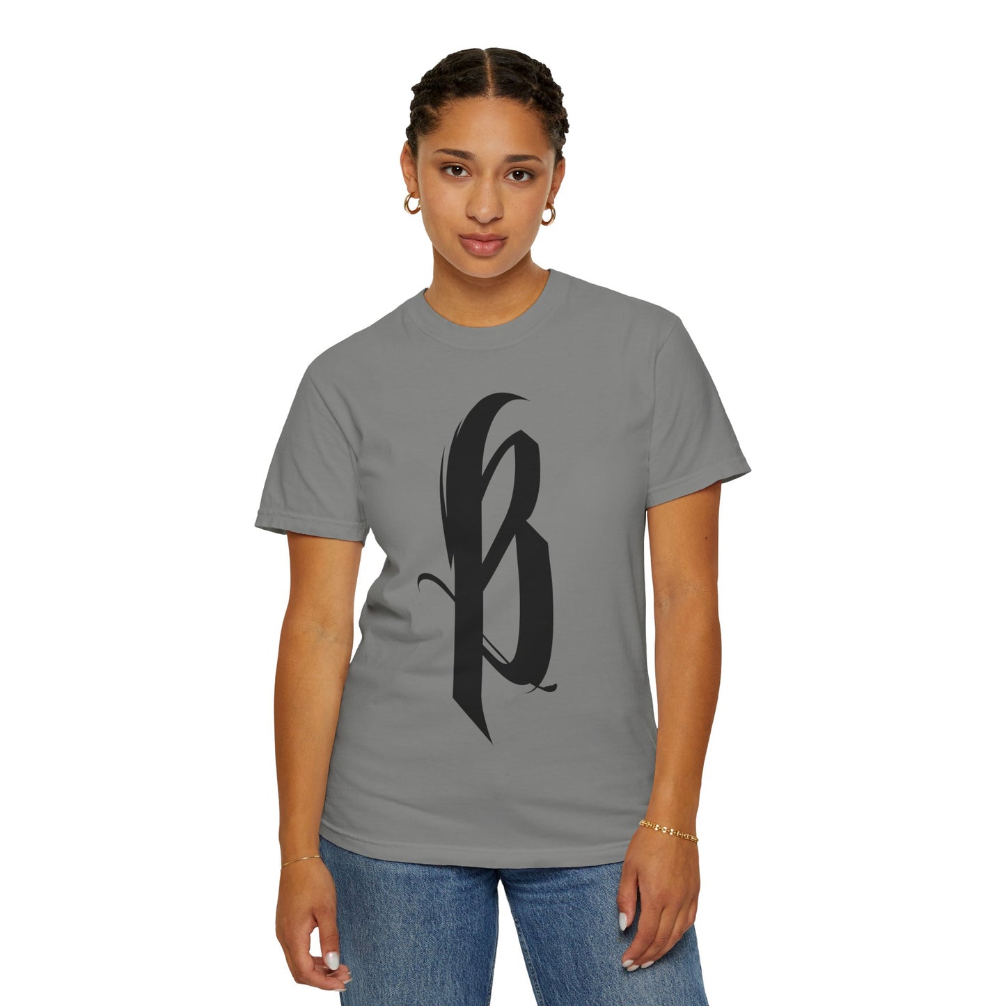 Unisex Garment-Dyed T-Shirt - B Logo