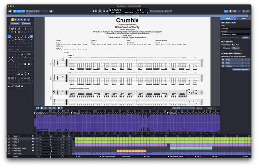 Perception – Official Guitar & Bass Tabs (Guitar Pro with MP3 + PDF)