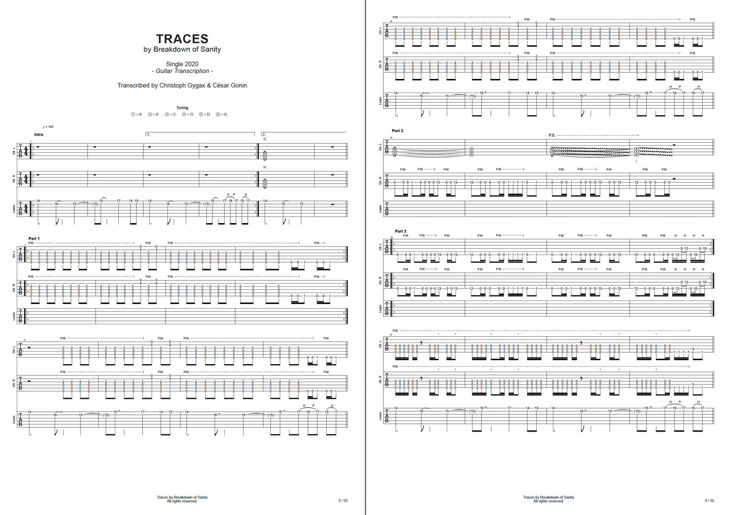 The Singles 2020–2024 – Official Guitar & Bass Tabs (Guitar Pro with MP3 + PDF)