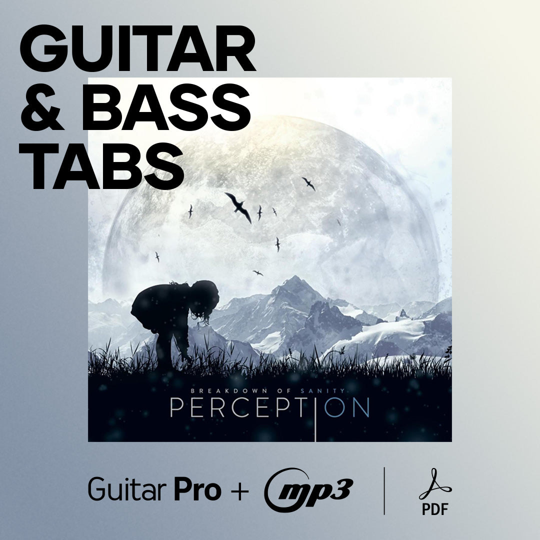 Perception – Official Guitar & Bass Tabs (Guitar Pro with MP3 + PDF)